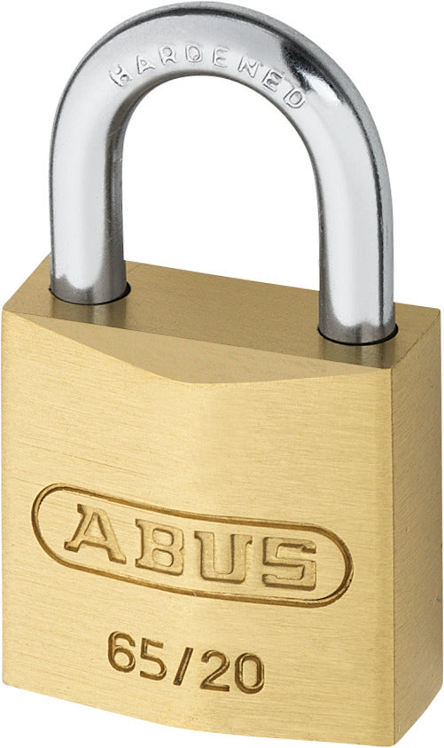 Custom 65/20 Series Abus Brass Padlock Custom 65/20 Series Abus Brass Padlock